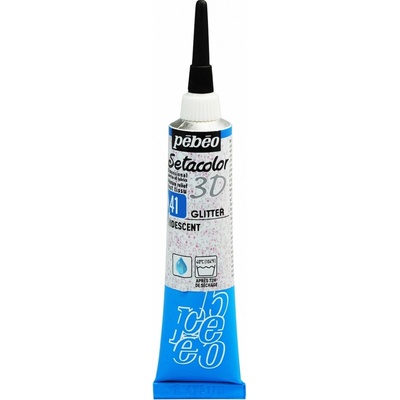 Setacolor 3D kontura s glitry 41 iridescent 20 ml Pebeo
