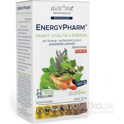 AVROPA EnergyPharm bylinné kvapky 50 ml