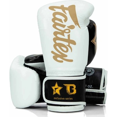 FAIRTEX Боксови Ръкавици Fairtex FXB BG V2 WH/BK/GOLD - 12 oz
