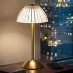 PHENOM Димируема презареждаема LED настолна лампа PARIS LED/2W/5V 800 mAh златиста (LC4006)