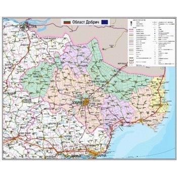 Mapmedia Карта на област Добрич