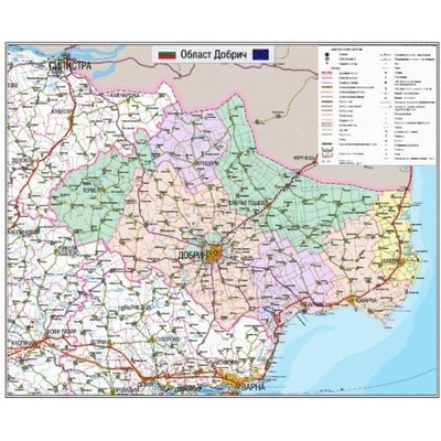 Mapmedia Карта на област Добрич