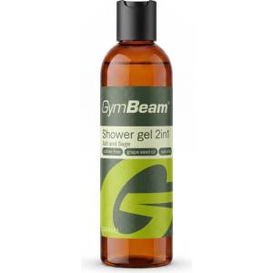 GymBeam Натурален душ гел 2в1 Salt & Sage 200 мл