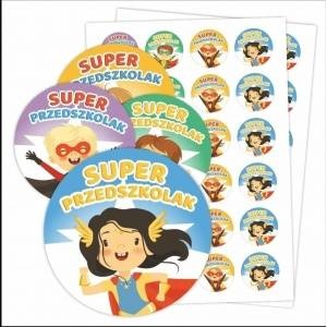 LearnHow Motivational stickers - Super preschooler 48 pcs