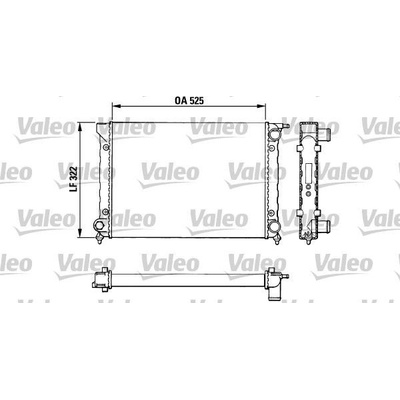 Chladič, chlazení motoru VALEO 883727