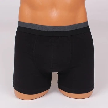 Image 1 of Мъжки памучен черен боксер