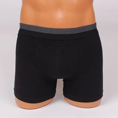 Мъжки памучен черен боксер