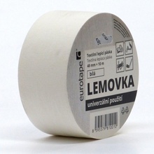 Eurotape Lemovka textilná lepiaca páska 48 mm x 10 m biela