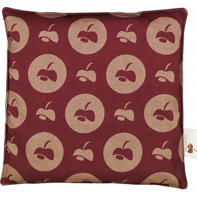 Ovopecka nahřívací polštářek s třešňovými peckami Ovo vínová 20x20 cm