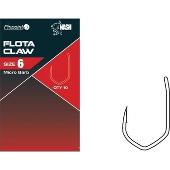 Kevin Nash Pinpoint Flota Claw Barbless bez protihrotu vel.7 10 ks