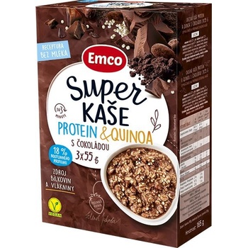 Emco Super kaše Protein a quinoa s čok 3 x 55 g