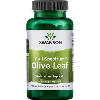 Image 1 of Swanson Full Spectrum Olive Leaf 400 mg [60 капсули]
