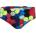 Speedo 8cm Allover Brief Mens - Multi