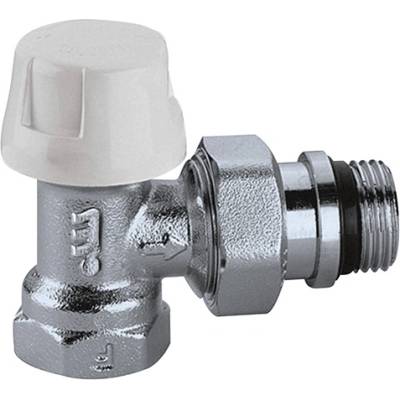 Caleffi 220 Termostatický ventil radiátorový rohový DN10 - 3/8" PN10, Tmax 100°C 5622038