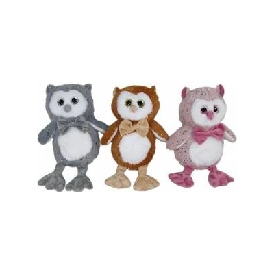 SUN-DAY Mascot Owl 25cm 4 colors 157782 mix price for 1 piece