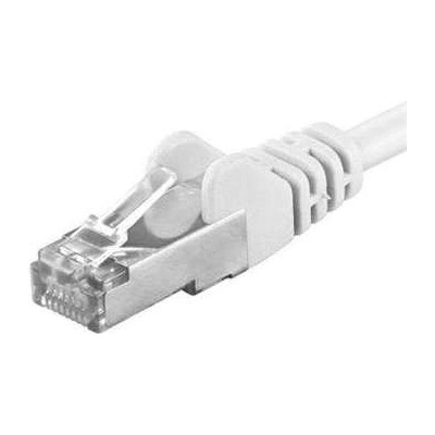Premiumcord sp6asftp100W Patch, CAT6a S-FTP, RJ45-RJ45, AWG 26/7, 10m, bílý