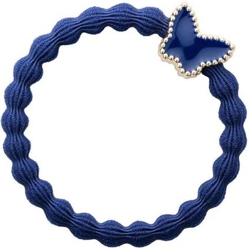 By Eloise London Enamel Gold Butterfly стилен ластик за коса и гривна в едно