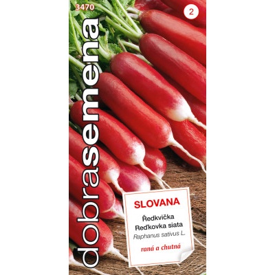 Dobrá semená Reďkovka čb. - Slovana rýchl, skorá 4g
