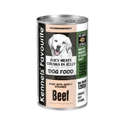 Kennels' Favourite with Beef - Храна за кучета с Говеждо 6 x 1200 г