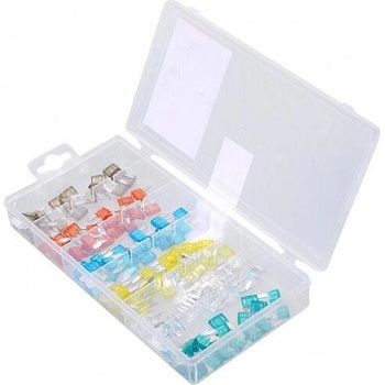 Pojistky nožové MINI, 120ks, 7,5/10/15/20/25/30 Amp COMPASS