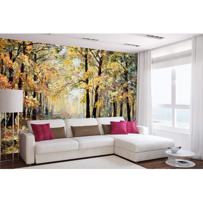 DIMEX ART Самозалепваща се флизелинова фототапета картина - есен 375 x 250 см