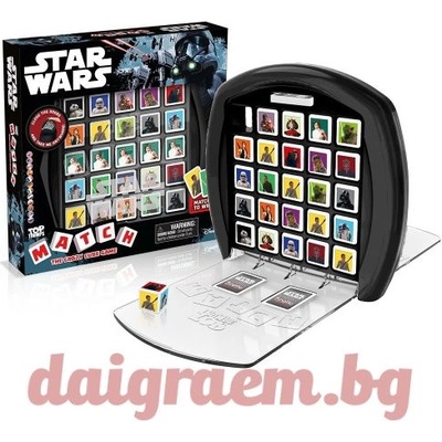 Winning Moves Настолна игра Топ Тръмпс Дуел Междузвездни войни, Top Trumps Match Star Wars (WM01404)