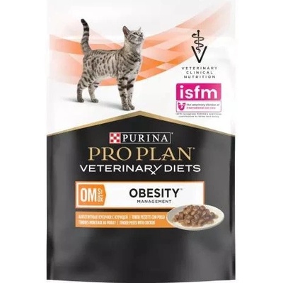 Pro Plan Veterinary Diets Feline OM ST/OX Obesity Management Kuracie 85 g