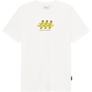 DEDICATED Мъжка тениска DEDICATED T-Shirt Stockholm T-shirt Run Fasta - Eat Pasta - размер XL (216-8973-1114)