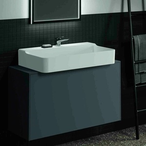 Ideal Standard Atelier Conca стенен шкаф с 1 чекмедже и плот с централен изрез 100 см мат антрацит (T3936Y2)