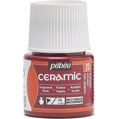 Pébéo Farba na keramiku Ceramic 45 ml 20 Garnet Red