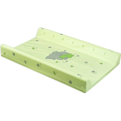 Lorelli Подложка за повиване с твърда основа Lorelli - Зелена със слончета, 50 х 80 cm (10130150006)