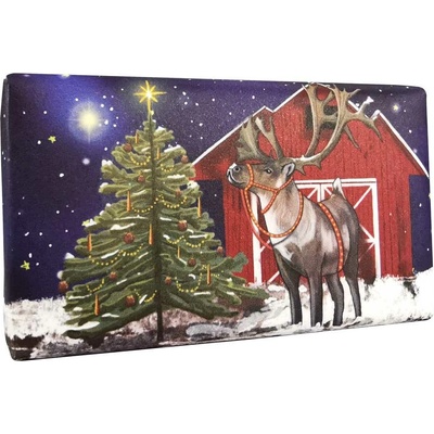 English Soap Company Vianočné tuhé mydlo Sob Ihličie & Kadidlo 190 g