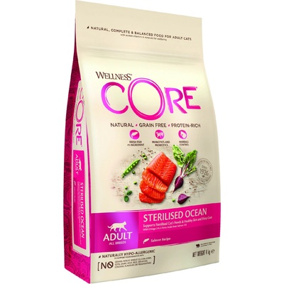 Wellness Core Cat Sterilized Ocean losos a tuniak 4 kg
