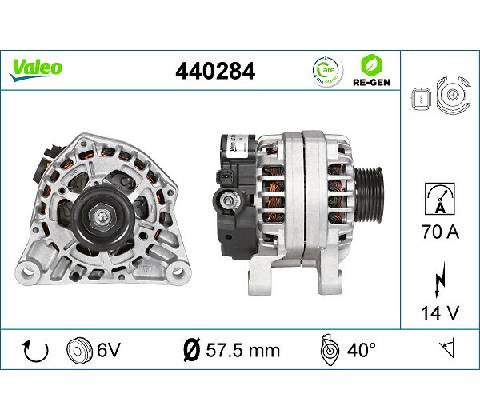 Alternátor VALEO 440284