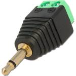 DeTech Конектор DeTech, 3.5mm M - Screw Terminal, 10pcs. , Black - 17178 (DE-17178)