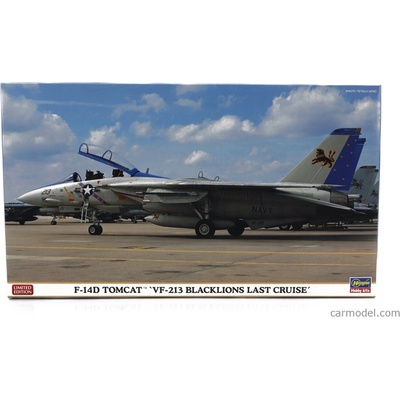 Hasegawa Grumman F 14d Tomcat Vf 213 Blacklions Last Cruise Military Airplane 1974 1:72