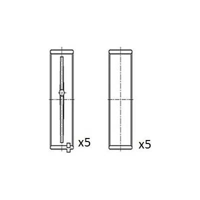 Miska ložiska kľukového hriadeľa FAI AutoParts BM1024-STD