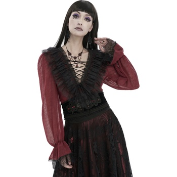 Devil fashion дамска блуза DEVIL FASHION - Red Gothic Daily Life - SHT09602