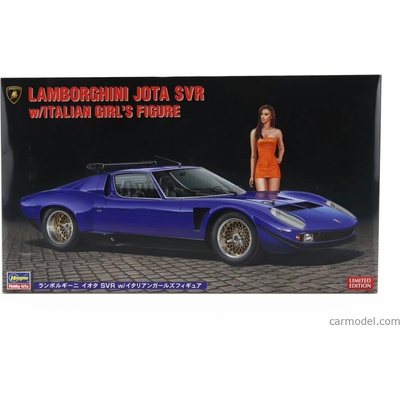 Hasegawa Lamborghini Jota Svr With Girl Figure 1970/ 1:24