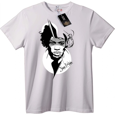 NOONEBRAND Тениска Джим Морисън Разделено Лице - L, Black