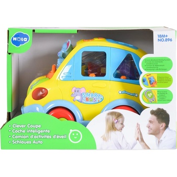 HOLA Детски музикален сортер Hola Toys - Smart bus (111211)