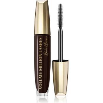 L'Oréal Volume Million Lashes Balm Brown грижеща се спирала за обем цвят Brown 8, 6ml