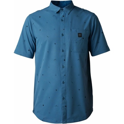 Fox Ranger Ss Woven Jersey Dark Slate