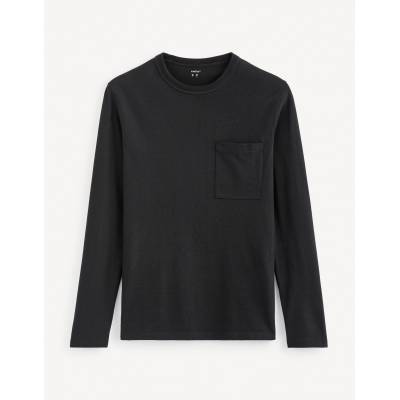 Celio Черна мъжка основна риза с джоб Celio Celio | Cheren | МЪЖЕ | S