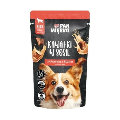 Pan Mięsko Kúsky v omáčke Hovädzina s kozím mäsom 150 g