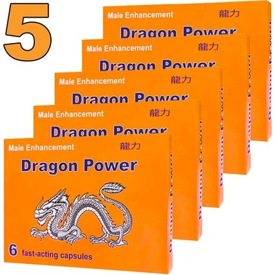 5 x Капсули за ерекция Dragon Power 5x6 капсули