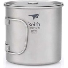 Keith titanium Titanový hrnec Keith Mug 650 ml