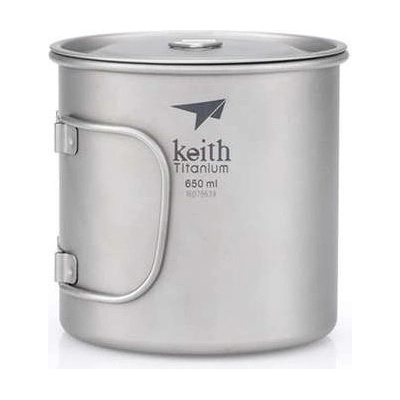 Keith titanium Titanový hrnec Keith Mug 650 ml