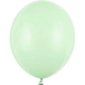 Party Deco Пастелен латексов балон - шамфъстък - 30 см (sb14p-096)