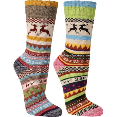 SOCKS4FUN Zimné ponožky W-2199-4 k.4